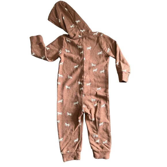 Lulu And Roo Hooded Romper - Picture 2 of 3